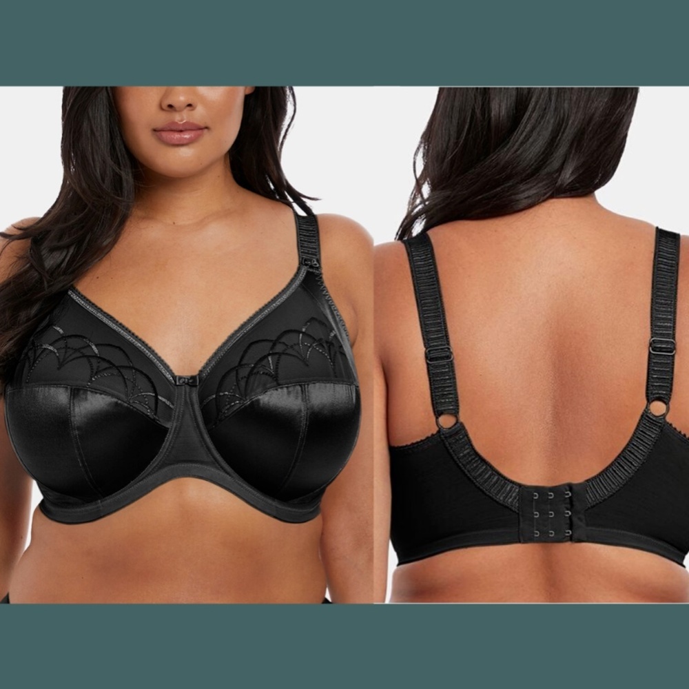 NWT Elomi Cate Underwired Bra in Black [ SZ‎ 36K US ]
